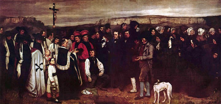 Gustave Courbet Burial at Ornans